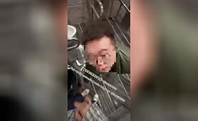 Beautiful girl poops in the toilet 24