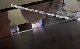 Beautiful girl poops in the toilet 44