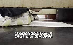 Beautiful girl poops in the toilet 71