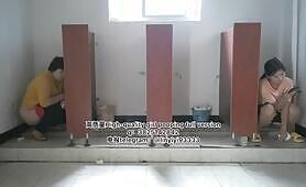 Beautiful girl poops in the toilet 67