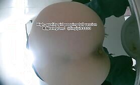 Beautiful girl poops in the toilet 73
