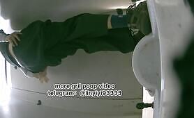 Beautiful girl poops in the toilet 81