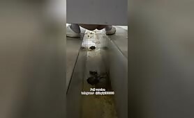 Beautiful girl poops in the toilet 91