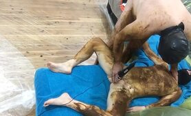 Dirty Scat Couple Fully Covered In Shit Play With Vibrator Then Get Nasty Filthy Scat Sex