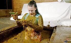 Dive Deep into Manure: Kinky Cowshit Fetish, Full Body Coverage and Dildo Play