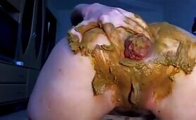 Dirty Anal Fisting and Prolapse Solo Scat